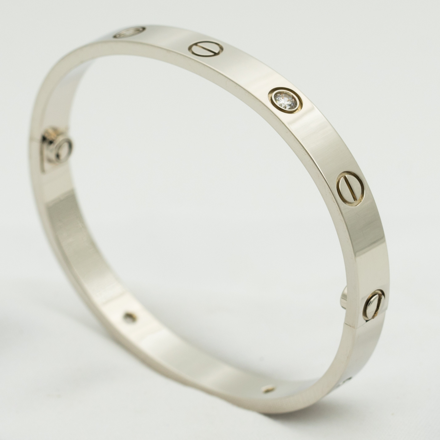 [LuxJewelry]LOVE BRACELET 6.1MM 4 DIAMONDS