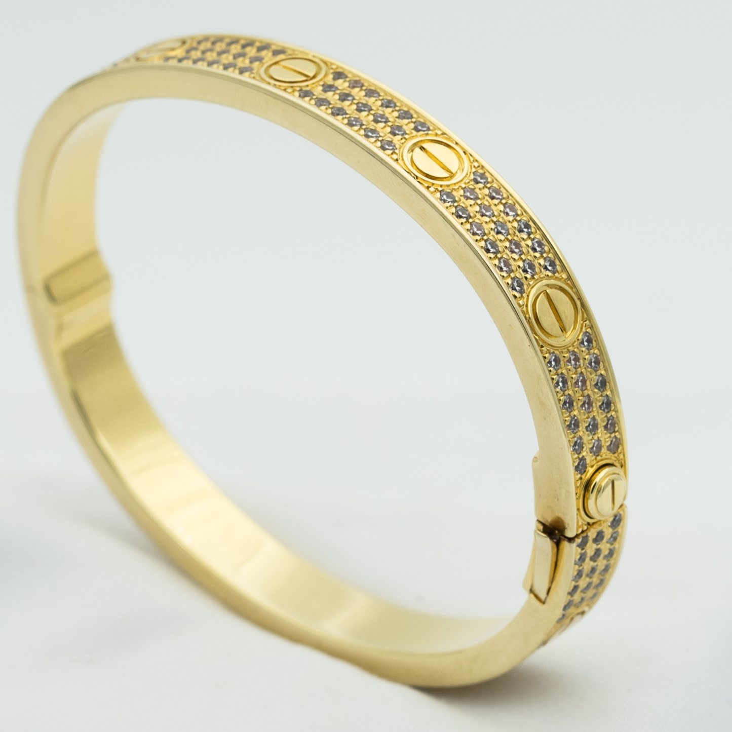 [LuxJewelry]LOVE BRACELET 6.1MM DIAMOND-PAVED