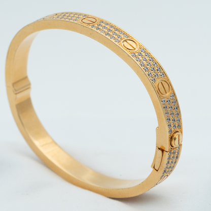 [LuxJewelry]LOVE BRACELET 6.1MM DIAMOND-PAVED