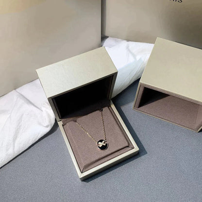 [LuxJewelry]JEUX DE ROSE GOLD DIAMOND NECKLACE