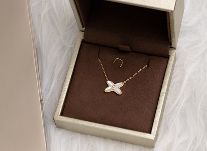 [LuxJewelry]JEUX DE NECKLACE 1 DIAMOND