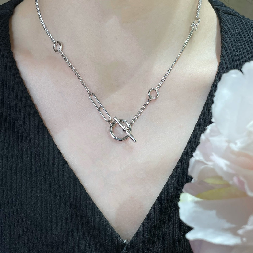 [LuxJewelry]HM STERLING CHAINE D'ANCRE HEART