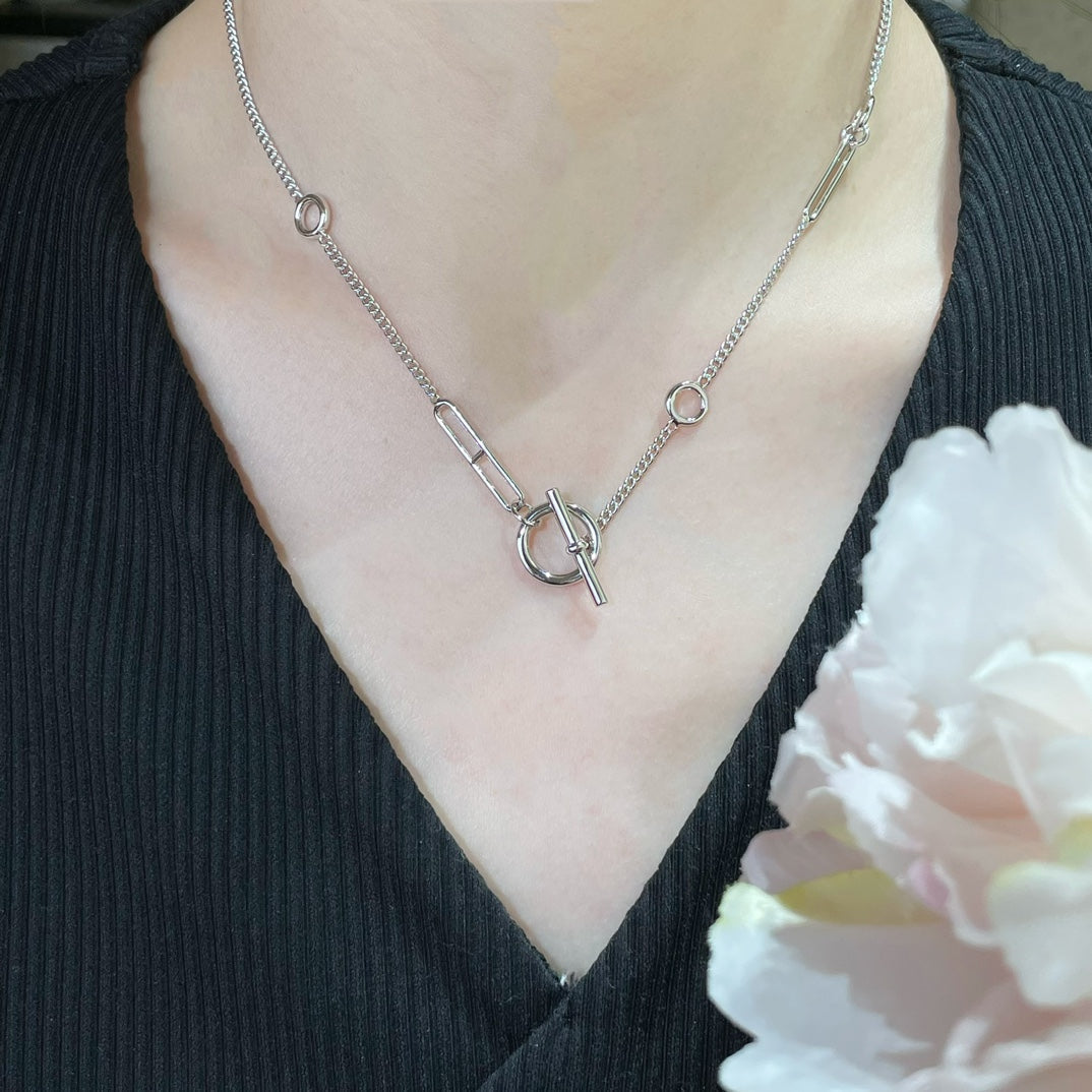 [LuxJewelry]HM STERLING CHAINE D'ANCRE HEART