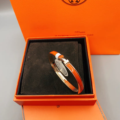 [LuxJewelry]CLASSIC HM CLIC RED 8MM ENAMEL BRACELET