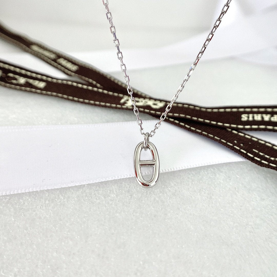 [LuxJewelry]HM PIG NOSE NECKLACE