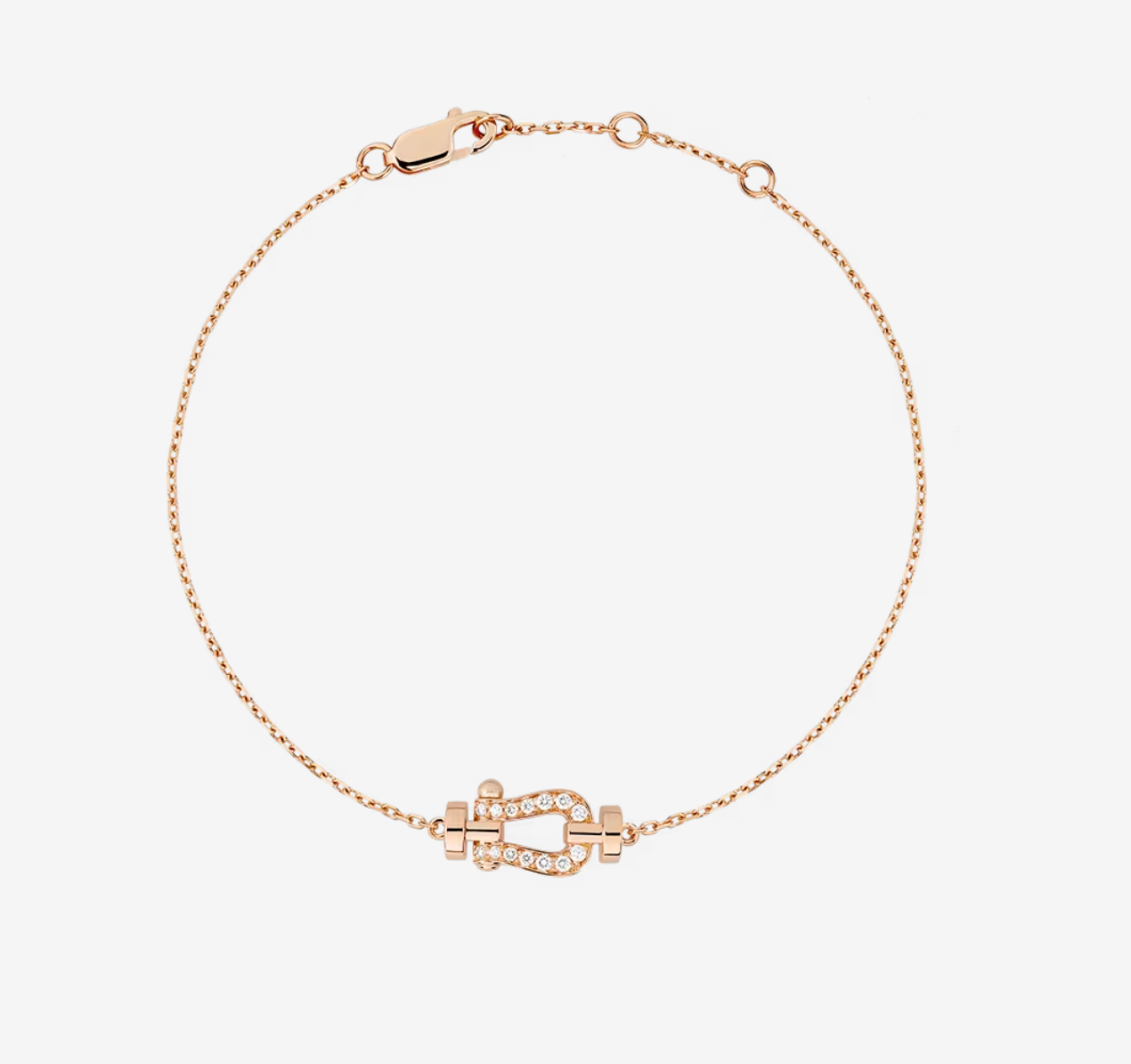 [LuxJewelry]FORCE 10 FULL DIAMOND BUCKLE CHAIN LINK MINI MODEL