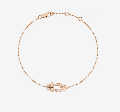 [LuxJewelry]FORCE 10 FULL DIAMOND BUCKLE CHAIN LINK MINI MODEL