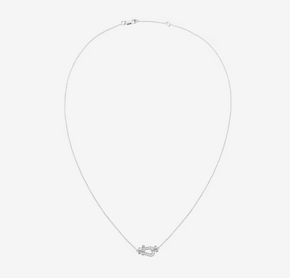 [LuxJewelry]FORCE 10 DIAMOND SILVER NECKLACE MINI MODEL