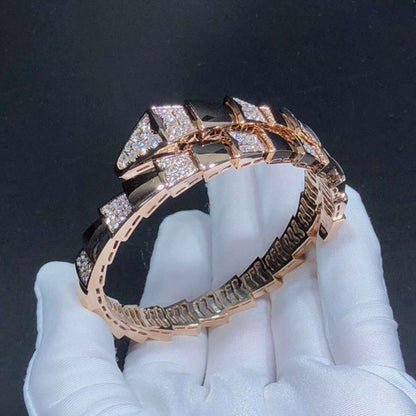 [LuxJewelry]SERPENTI BRACELET PINK GOLD DIAMOND