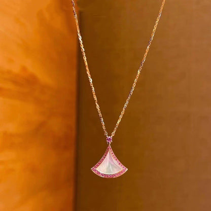 [LuxJewelry]DREAM NECKLACE MOP DIAMOND PINK