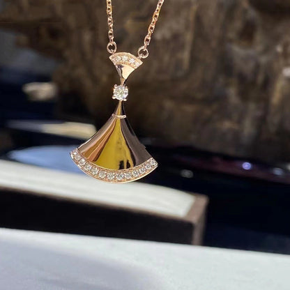 [LuxJewelry]DREAM NECKLACE PINK GOLD DIAMOND