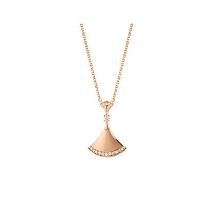 [LuxJewelry]DREAM NECKLACE PINK GOLD DIAMOND
