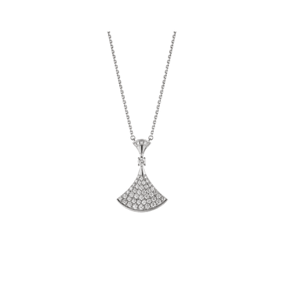 [LuxJewelry]DREAM NECKLACE SILVER FULL DIAMOND