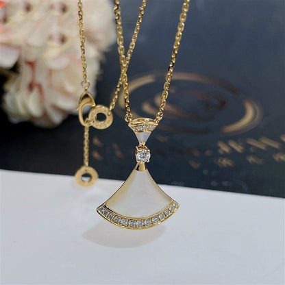 [LuxJewelry]DREAM NECKLACE MOP GOLD DIAMOND