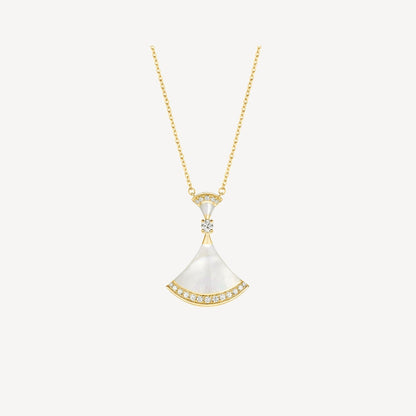 [LuxJewelry]DREAM NECKLACE MOP GOLD DIAMOND