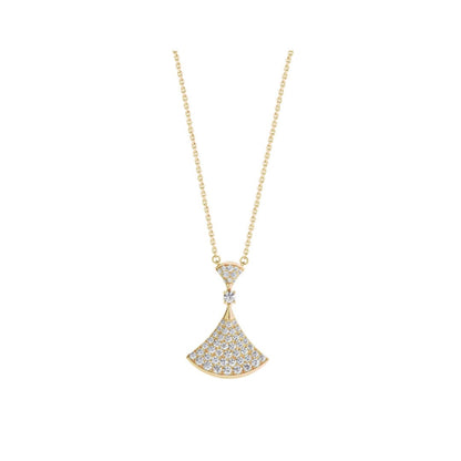 [LuxJewelry]DREAM NECKLACE GOLD FULL DIAMOND