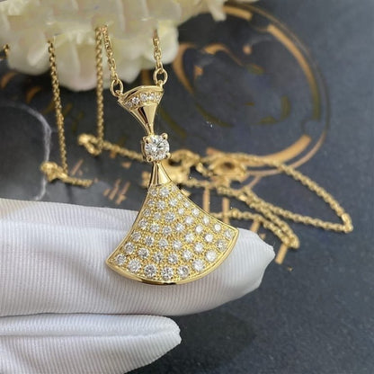 [LuxJewelry]DREAM NECKLACE GOLD FULL DIAMOND