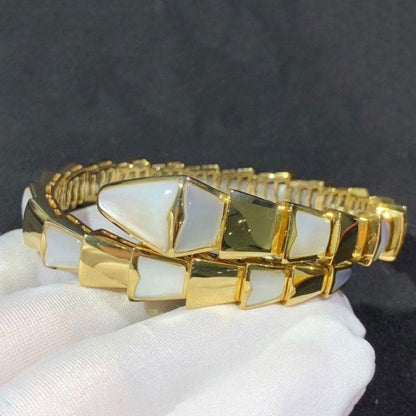[LuxJewelry]SERPENTI BRACELET MOP GOLD