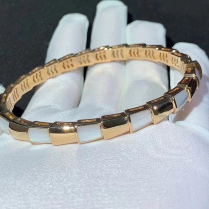 [LuxJewelry]SERPENTI BRACELET PINK GOLD MOP