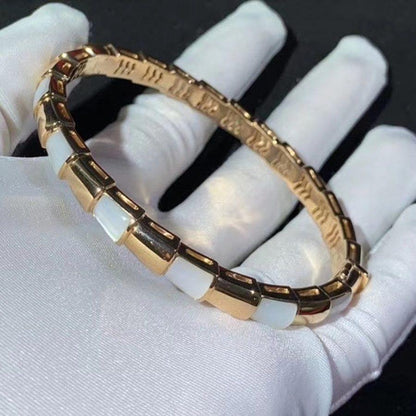 [LuxJewelry]SERPENTI BRACELET PINK GOLD MOP