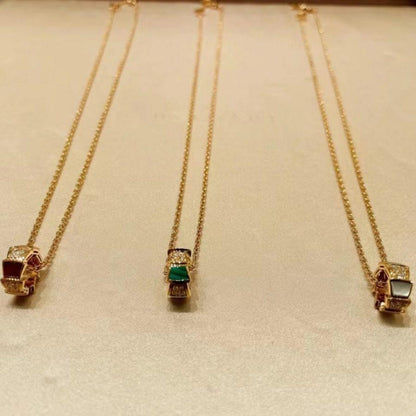 [LuxJewelry]SERPENTI PEDANT DIAMOND NECKLACE