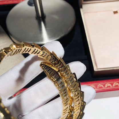 [LuxJewelry]SERPENTI BRACELET 8MM GOLD DIAMOND