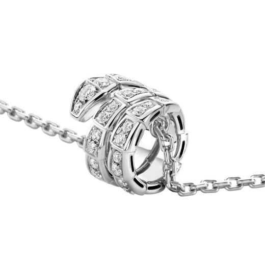 [LuxJewelry]SERPENTI  NECKLACE DOUBLE RING DIAMOND
