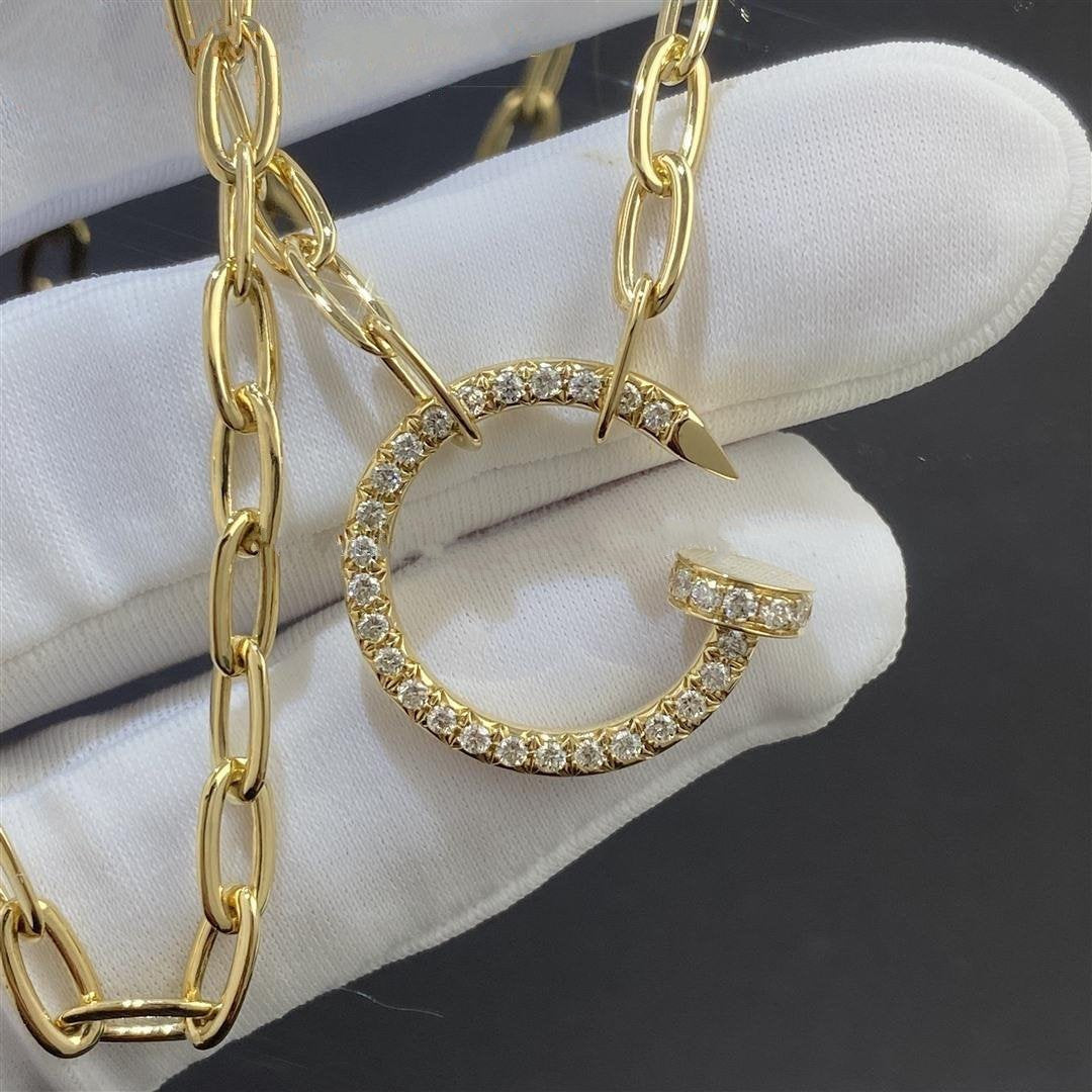 [LuxJewelry]JUSTE NECKLACE DIAMONDS