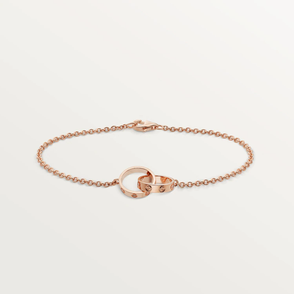 [LuxJewelry]LOVE BRACELET DOUBLE RING