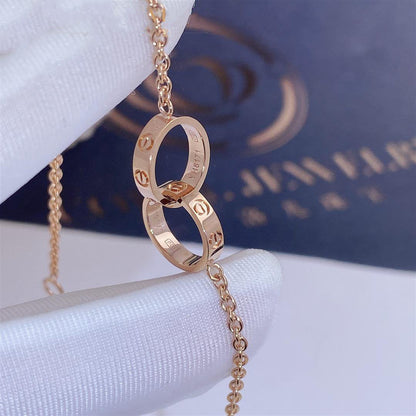 [LuxJewelry]LOVE BRACELET DOUBLE RING