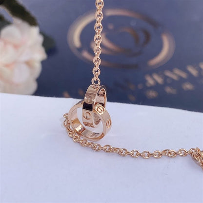 [LuxJewelry]LOVE BRACELET DOUBLE RING