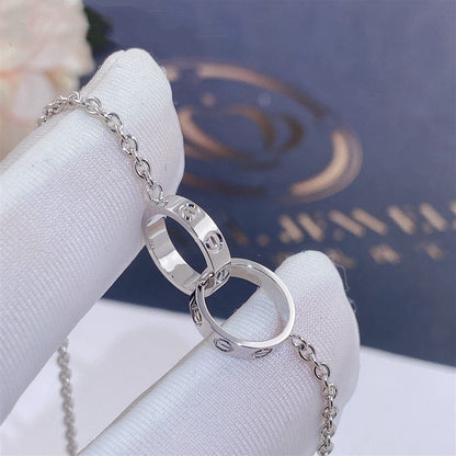 [LuxJewelry]LOVE BRACELET DOUBLE RING