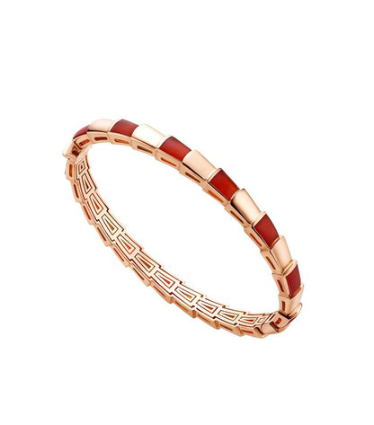 [LuxJewelry]SERPENTI BRACELET PINK GOLD RUBELLITE