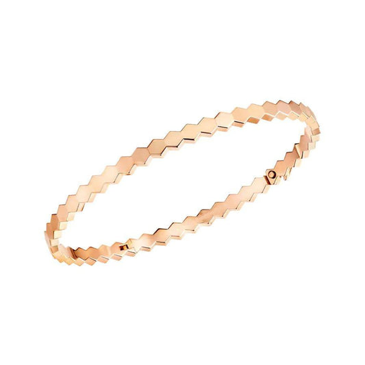 [LuxJewelry]BEE LOVE PINK GOLD BRACELET