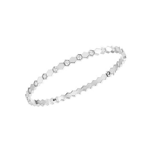 [LuxJewelry]BEE LOVE SILVER DIAMOND BRACELET
