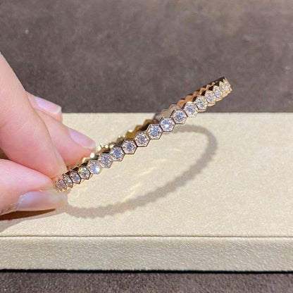 [LuxJewelry]BEE LOVE GOLD BRACELET FULL DIAMOND