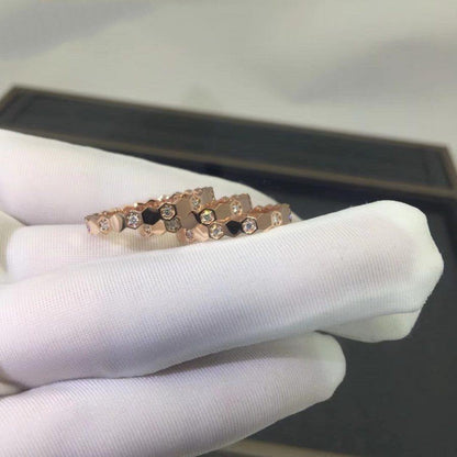 [LuxJewelry]BEE LOVE RING PINK GOLD DIAMOND