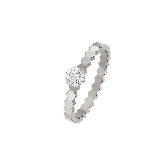 [LuxJewelry]BEE LOVE RING SILVER 1 DIAMOND