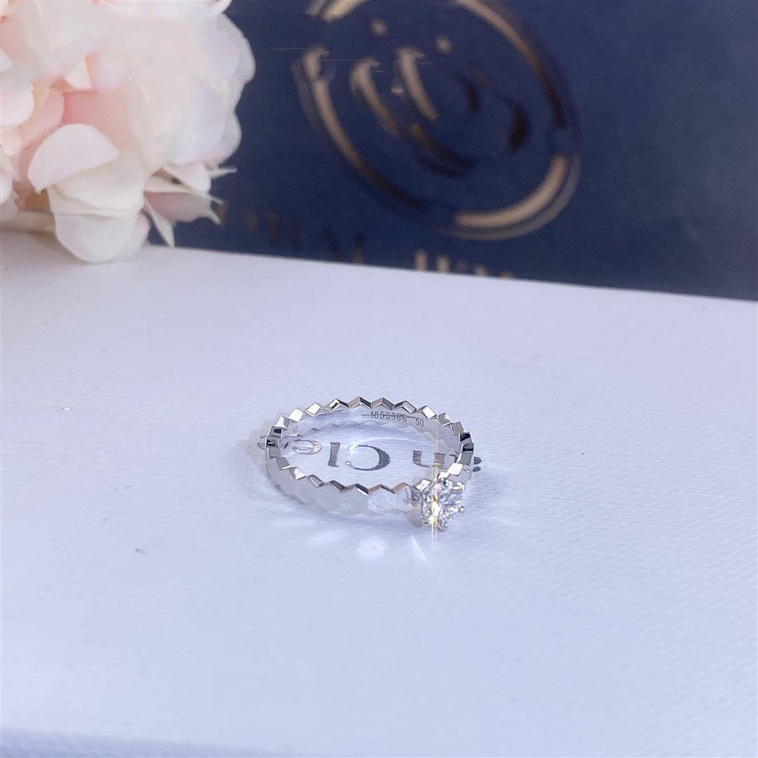 [LuxJewelry]BEE LOVE RING SILVER 1 DIAMOND