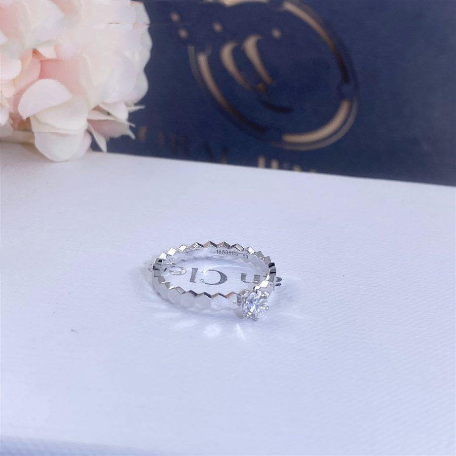 [LuxJewelry]BEE LOVE RING SILVER 1 DIAMOND