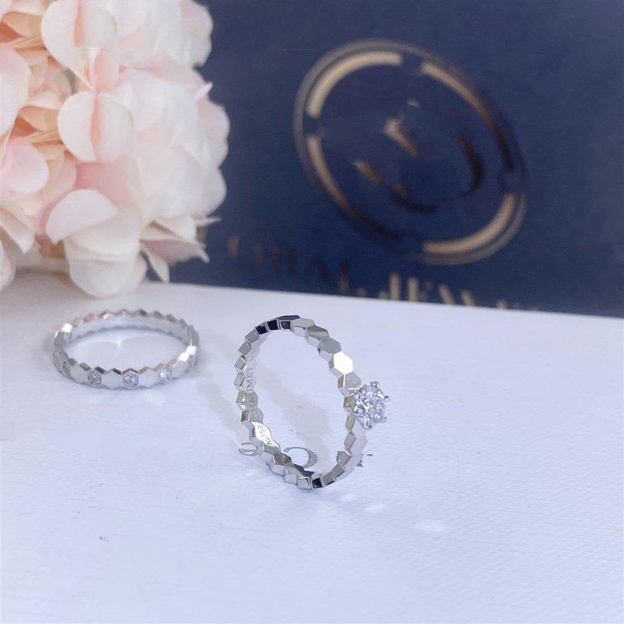 [LuxJewelry]BEE LOVE RING SILVER 1 DIAMOND