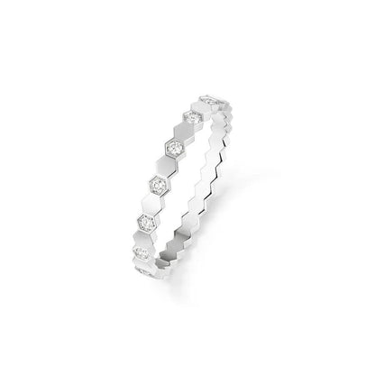 [LuxJewelry]BEE LOVE RING SILVER DIAMOND