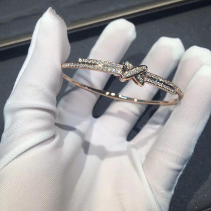 [LuxJewelry]JEUX DE BRACELET DIAMONDS PINK GOLD