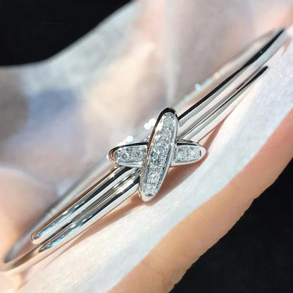 [LuxJewelry]JEUX DE BRACELET SILVER DIAMONDS