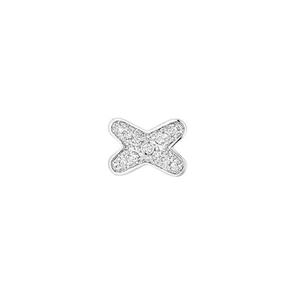 [LuxJewelry]JEUX DE SILVER DIAMOND EARRINGS