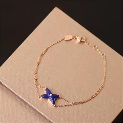 [LuxJewelry]Hollow Design Four-Leaf Clover Flower Shape Ring