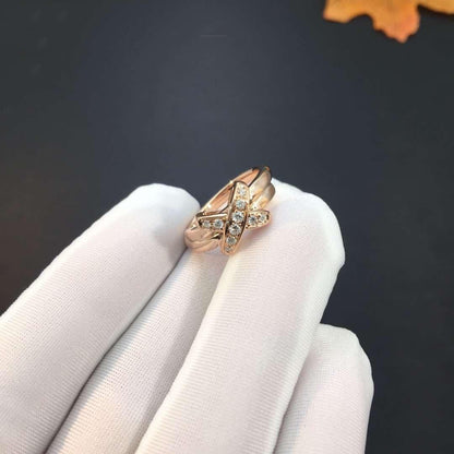 [LuxJewelry]JEUX DE PINK GOLD DIAMOND RING