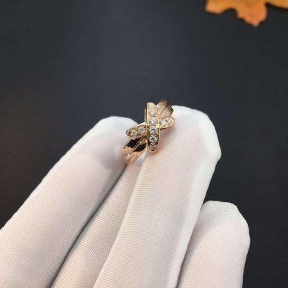 [LuxJewelry]JEUX DE PINK GOLD DIAMOND RING