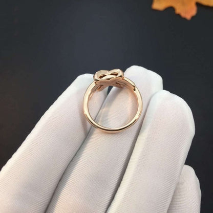 [LuxJewelry]JEUX DE PINK GOLD DIAMOND RING