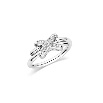 [LuxJewelry]JEUX DE SILVER DIAMOND RING